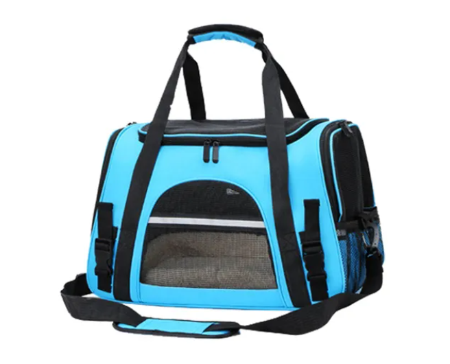 Bolso Transportador Mascota Para Perro Gato Respirable