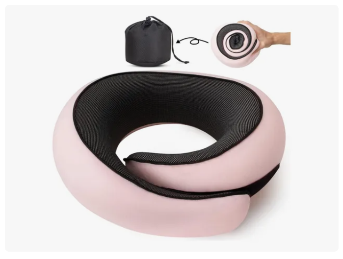 Almohada De Cuello Relajante Para Viaje Cojín Soporte Cómodo