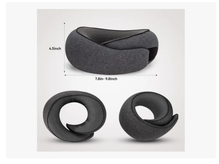 Almohada De Cuello Relajante Para Viaje Cojín Soporte Cómodo