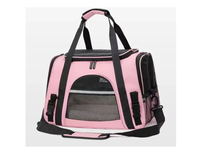 Bolso Transportador Mascota Para Perro Gato Respirable