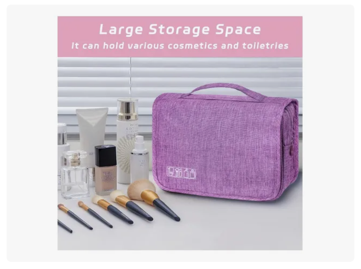 Bolsa Viaje Cosmético Organizador De Maquillaje Impermeable