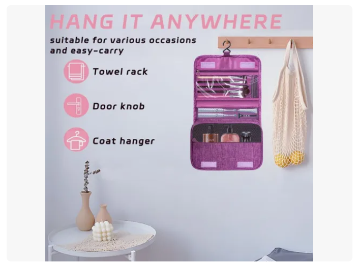 Bolsa Viaje Cosmético Organizador De Maquillaje Impermeable