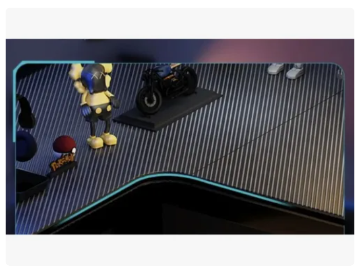 Escritorio Esquinero En Forma L Con Estantes 120cm