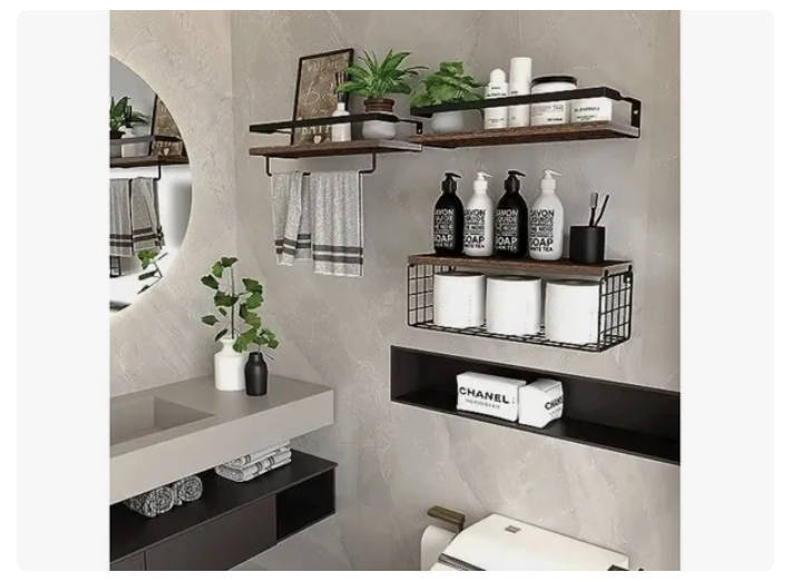 Repisas Flotantes Para Montaje En Pared Kit X3 Estantes
