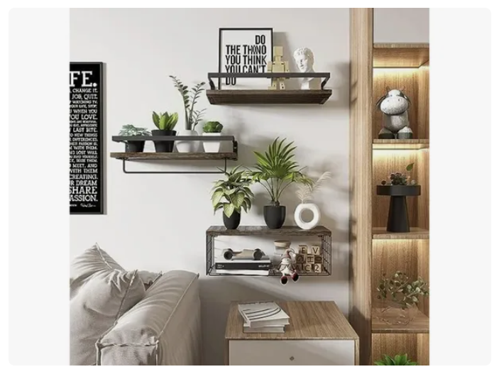 Repisas Flotantes Para Montaje En Pared Kit X3 Estantes