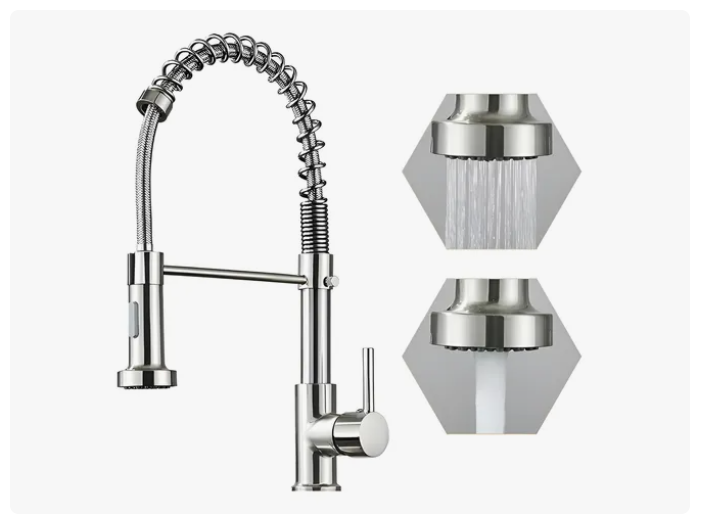 Llave Monomando Lavaplatos Cocina Grifo Flexible