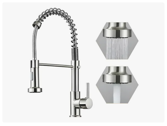 Llave Monomando Lavaplatos Cocina Grifo Flexible