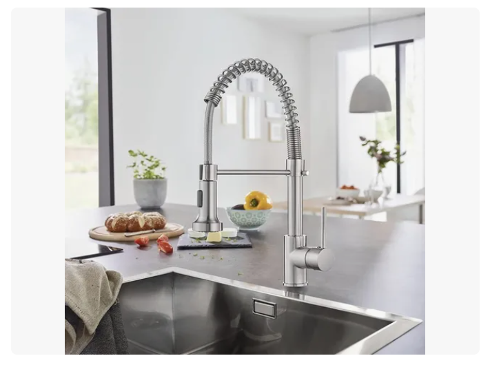 Llave Monomando Lavaplatos Cocina Grifo Flexible