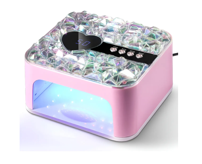 Lámpara Profesional Con Diamante Recargable Uv/led 288w