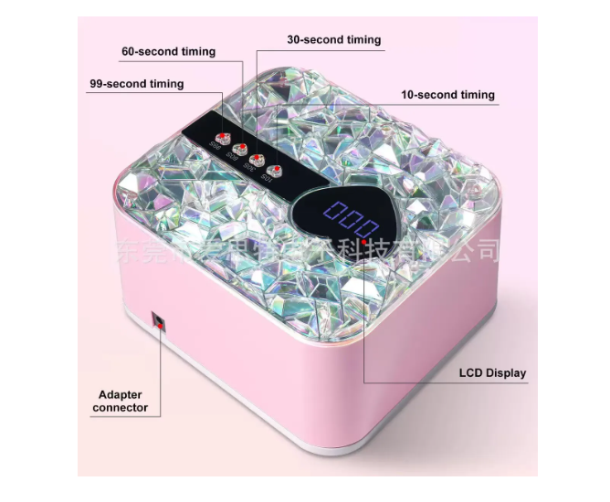 Lámpara Profesional Con Diamante Recargable Uv/led 288w