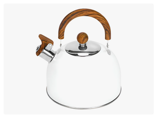 Tetera Silbante Chef Choice 2.5l Acero Inoxidable Blanco