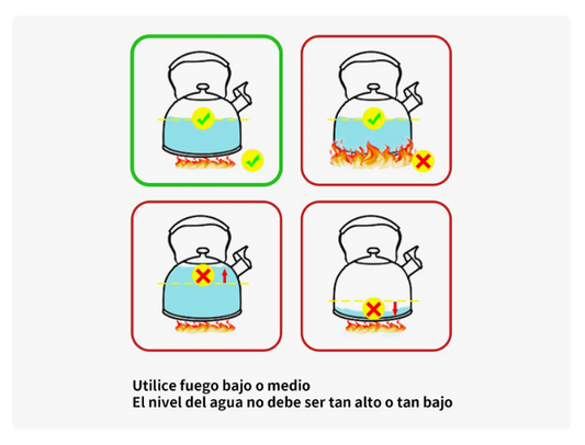 Tetera Silbadora 3l Acero Inoxidable Con Mango Madera Antica