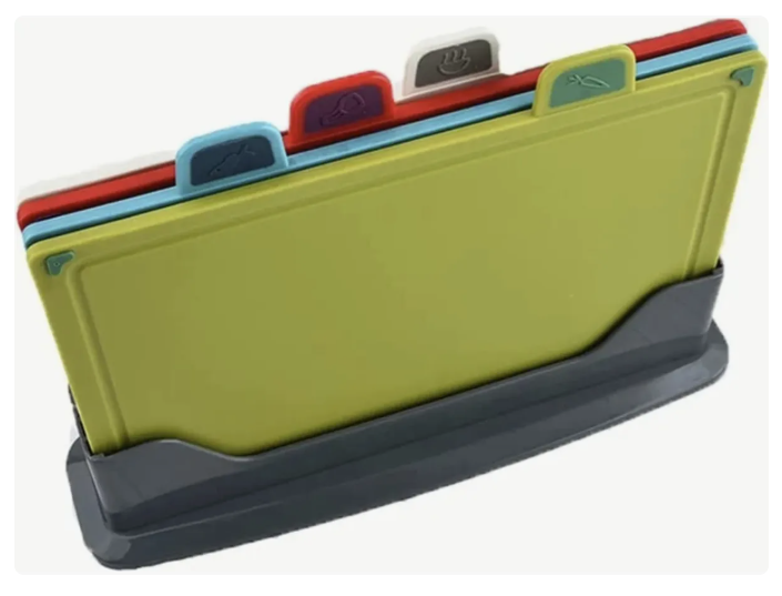 Tabla De Pica Con Pestañas Para Cocina 4 Unidades