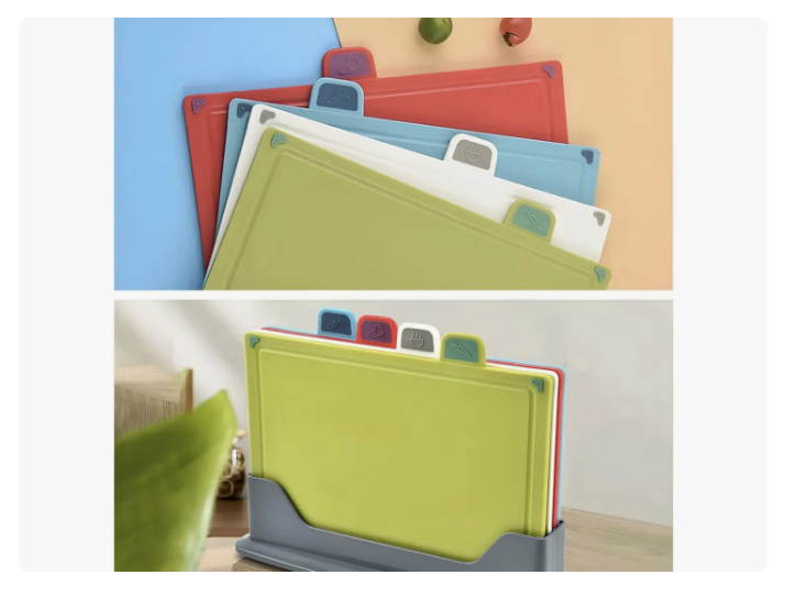 Tabla De Pica Con Pestañas Para Cocina 4 Unidades