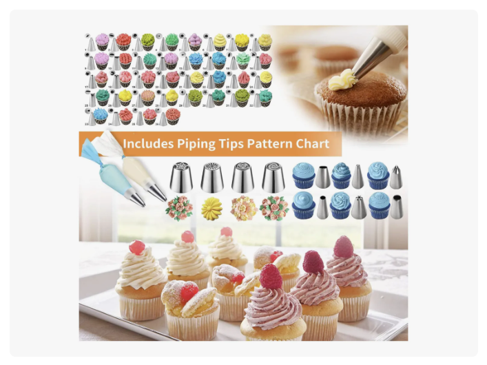 Set De Pasteleria Kit Decoración Para Reposteria 236pcs