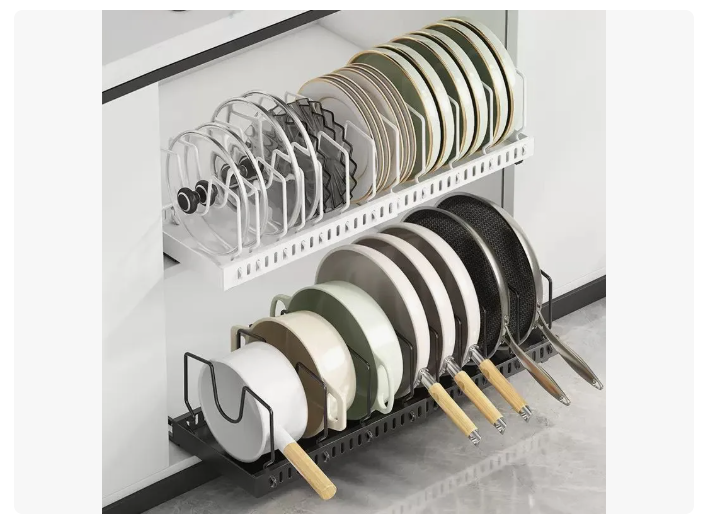 Rack Organizador De Ollas Expandible Menaje Tablas Tapas