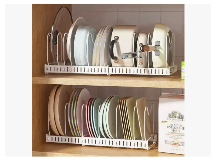 Rack Organizador De Ollas Expandible Menaje Tablas Tapas