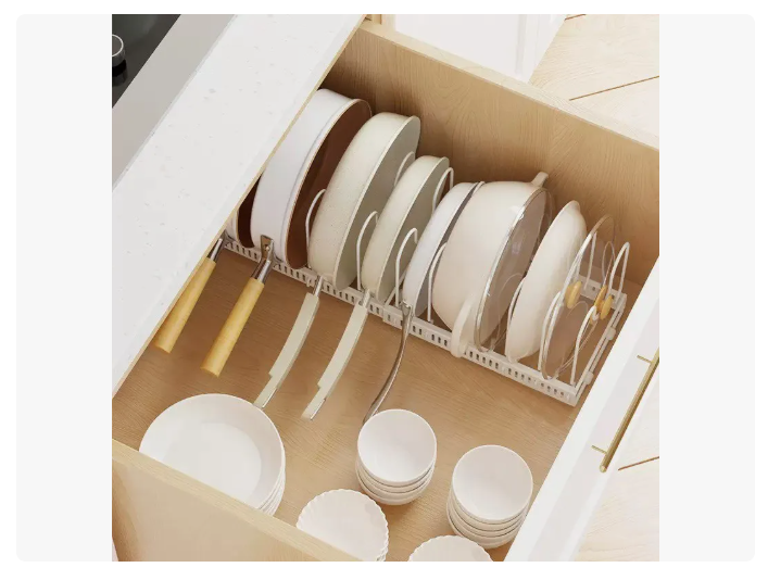 Rack Organizador De Ollas Expandible Menaje Tablas Tapas