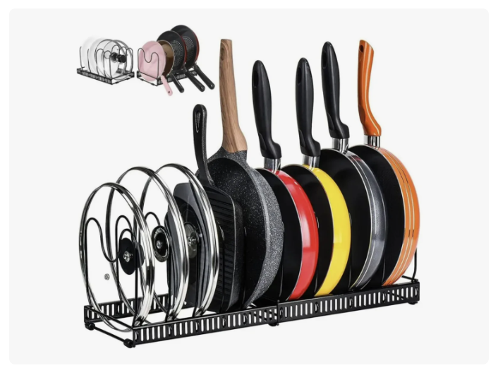 Rack Organizador De Ollas Expandible Menaje Tablas Tapas