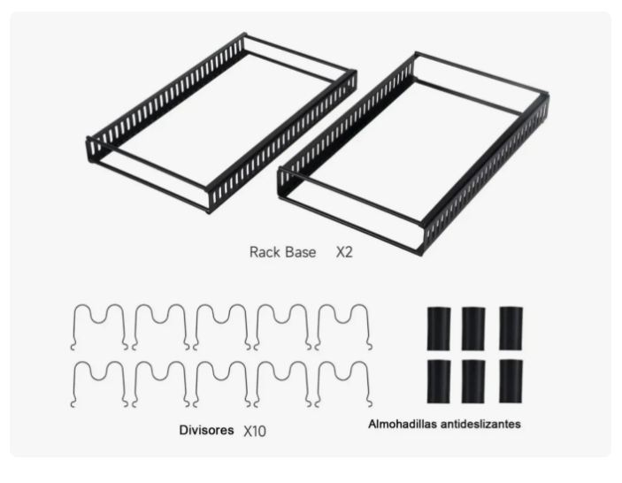 Rack Organizador De Ollas Expandible Menaje Tablas Tapas