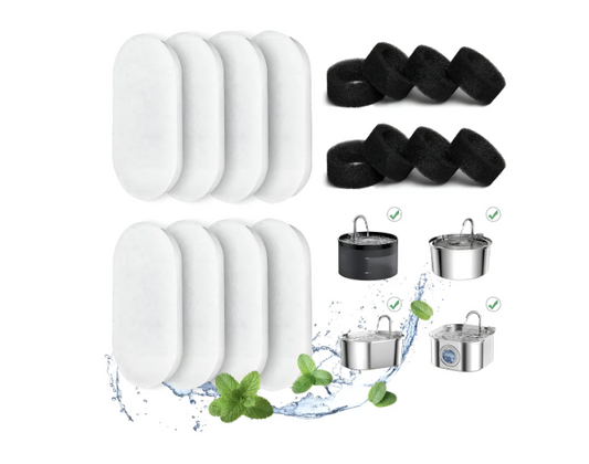 Pack 16 Filtros Bebedero Fuente D Agua Eléctrico Gato Perro