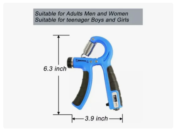Hand Grip Pro Regulable Ejercitador Antebrazo 10-60kg
