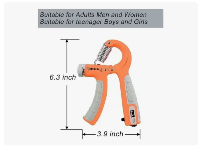 Hand Grip Pro Regulable Ejercitador Antebrazo 10-60kg