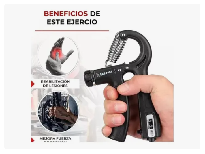 Hand Grip Pro Regulable Ejercitador Antebrazo 10-60kg