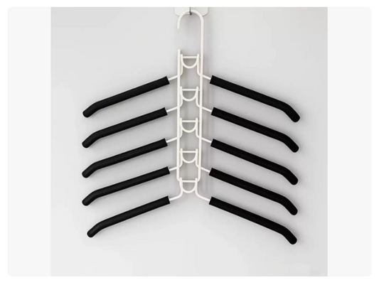 Colgadores Ropa Ganchos 5en1 Antideslizante Perchas