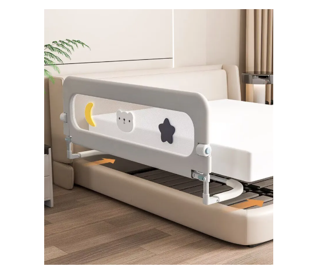 Baranda De Cama 1.8mtrs Seguridad Bebe Abatible Ajustable