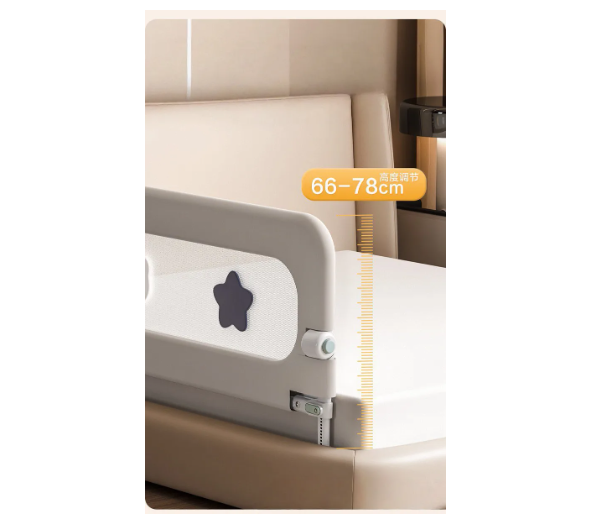 Baranda De Cama 1.8mtrs Seguridad Bebe Abatible Ajustable