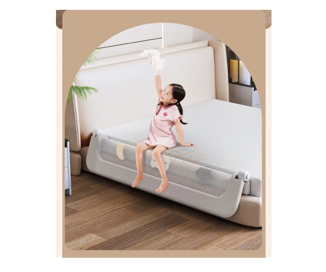 Baranda De Cama 1.8mtrs Seguridad Bebe Abatible Ajustable