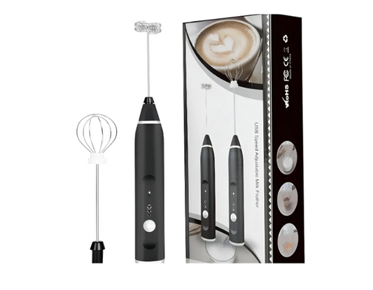 Mini Batidor Eléctrico De Café Y Espuma Leche Recargable