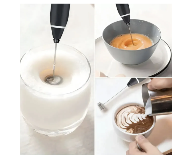 Mini Batidor Eléctrico De Café Y Espuma Leche Recargable