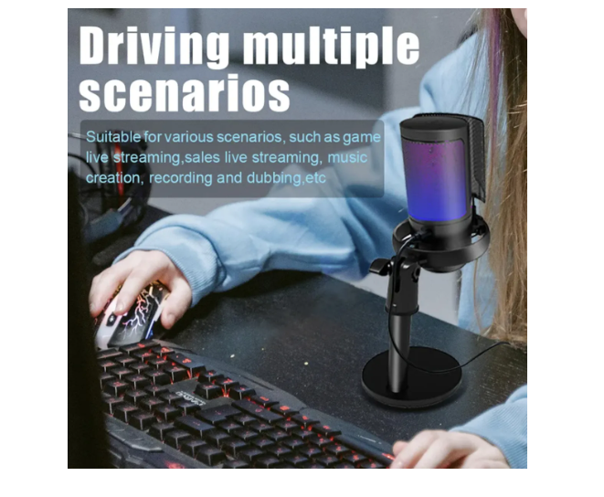 Micrófono Gaming Con Reducción De Ruido Para Pc