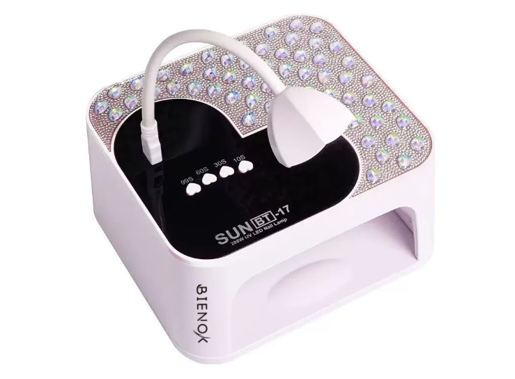 Lámpara Uv Led 288w Profesional Con Base Removible Para Mano