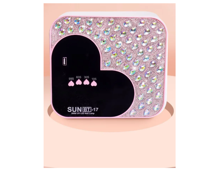 Lámpara Uv Led 288w Profesional Con Base Removible Para Mano