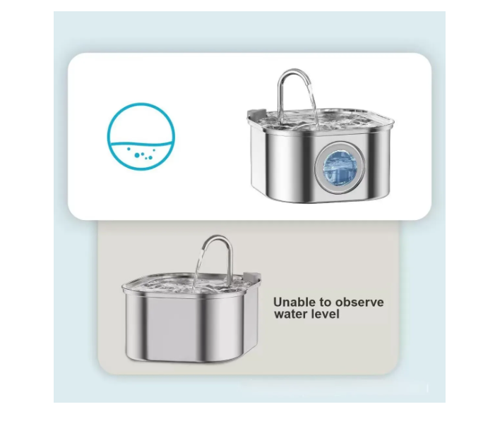 Bebedero Automático Gatos Perros Fuente Agua 3.2l Inox