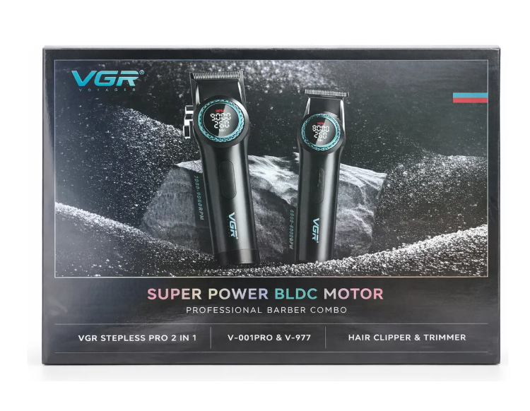 Cortadora Profesional Vgr 2 En 1 Bldc V-001 Pro + V-977