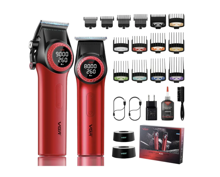 Cortadora Profesional Vgr 2 En 1 Bldc V-001 Pro + V-977
