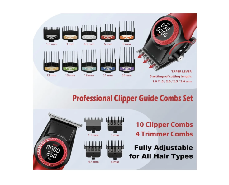 Cortadora Profesional Vgr 2 En 1 Bldc V-001 Pro + V-977