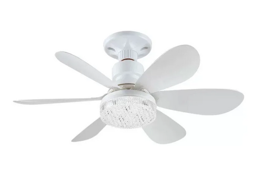 Ventilador De Techo Con Luz Dimmable Y Control Remoto De 40w