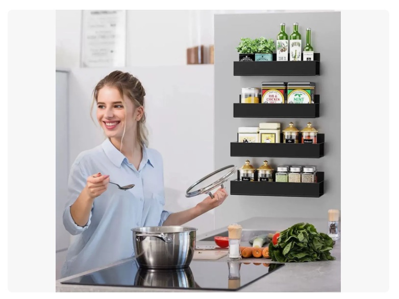 Kit 2 Estante De Almacenamiento Magnético Multifuncional