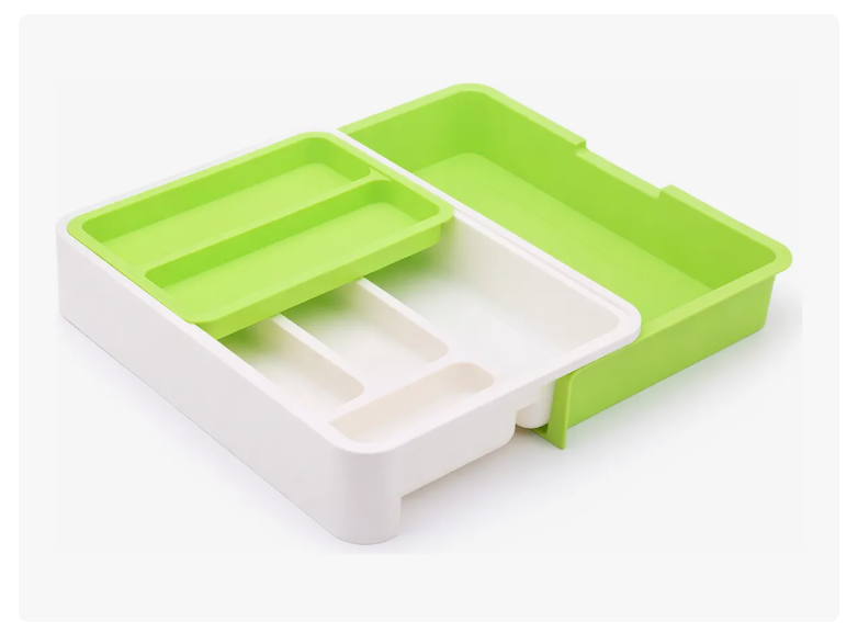 Organizador De Cubiertos De Cocina Extensible Y Extraible