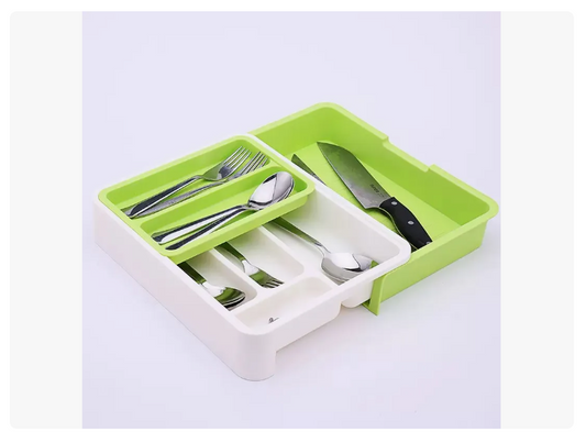 Organizador De Cubiertos De Cocina Extensible Y Extraible