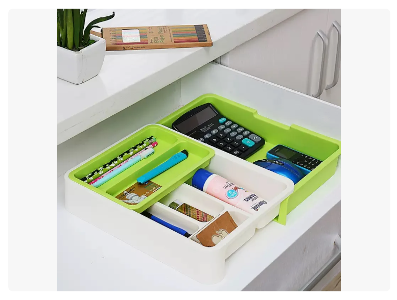 Organizador De Cubiertos De Cocina Extensible Y Extraible