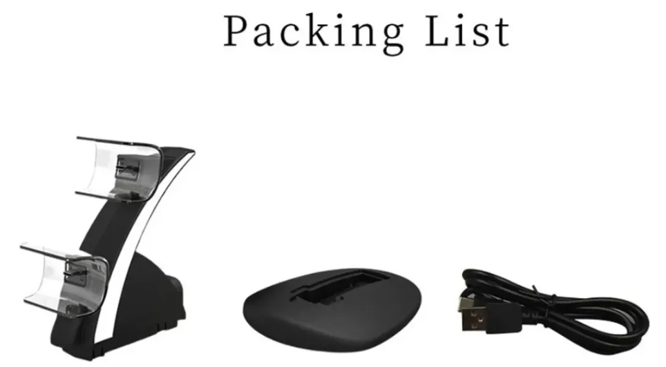 Cargador Dual Para Control Ps5 Soporte Base Dualsense