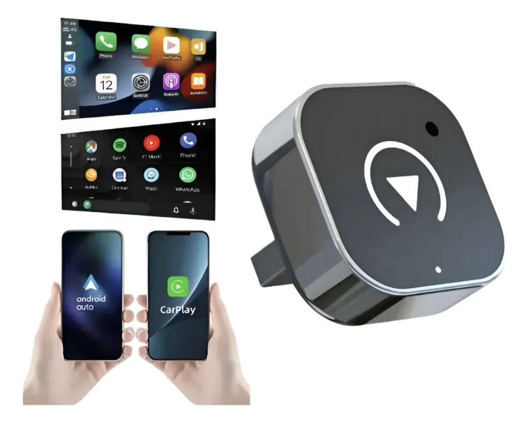 Carplay Adaptador Inalámbrico Y Android Auto Converter 2en1