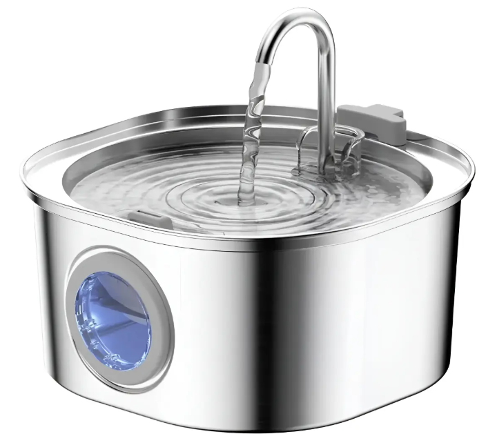 Bebedero Automático Gatos Perros Fuente Agua 3.2l Inox