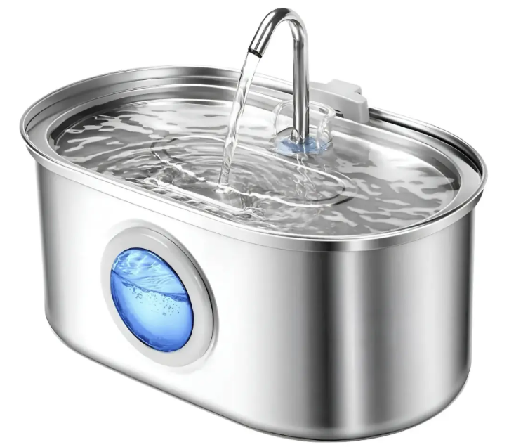 Bebedero Automático Gatos Perros Fuente Agua 3.2l Inox